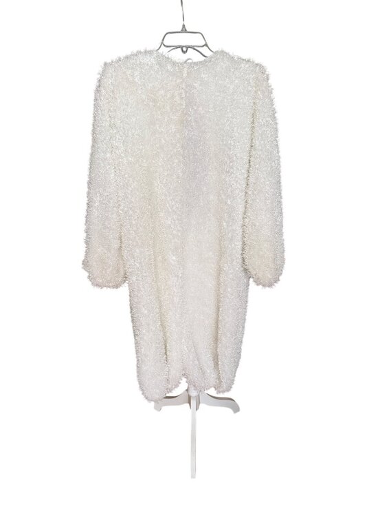 Jerry Beck Other - Jerry Beck White Fuzzy Costume Pajama Style Full Body With Tie Closure